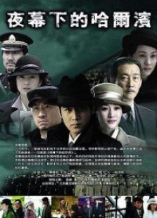 夜幕下的哈爾濱