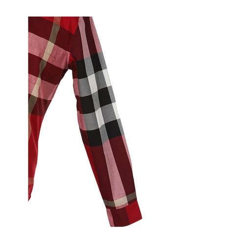 BURBERRY/博柏利 男士經(jīng)典格紋棉質(zhì)長袖襯衫