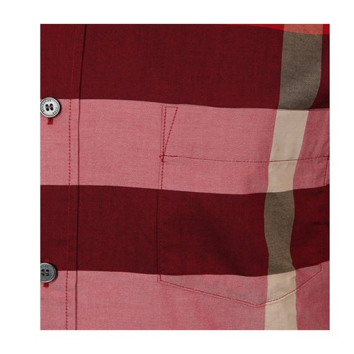 BURBERRY/博柏利 男士經(jīng)典格紋棉質(zhì)長袖襯衫